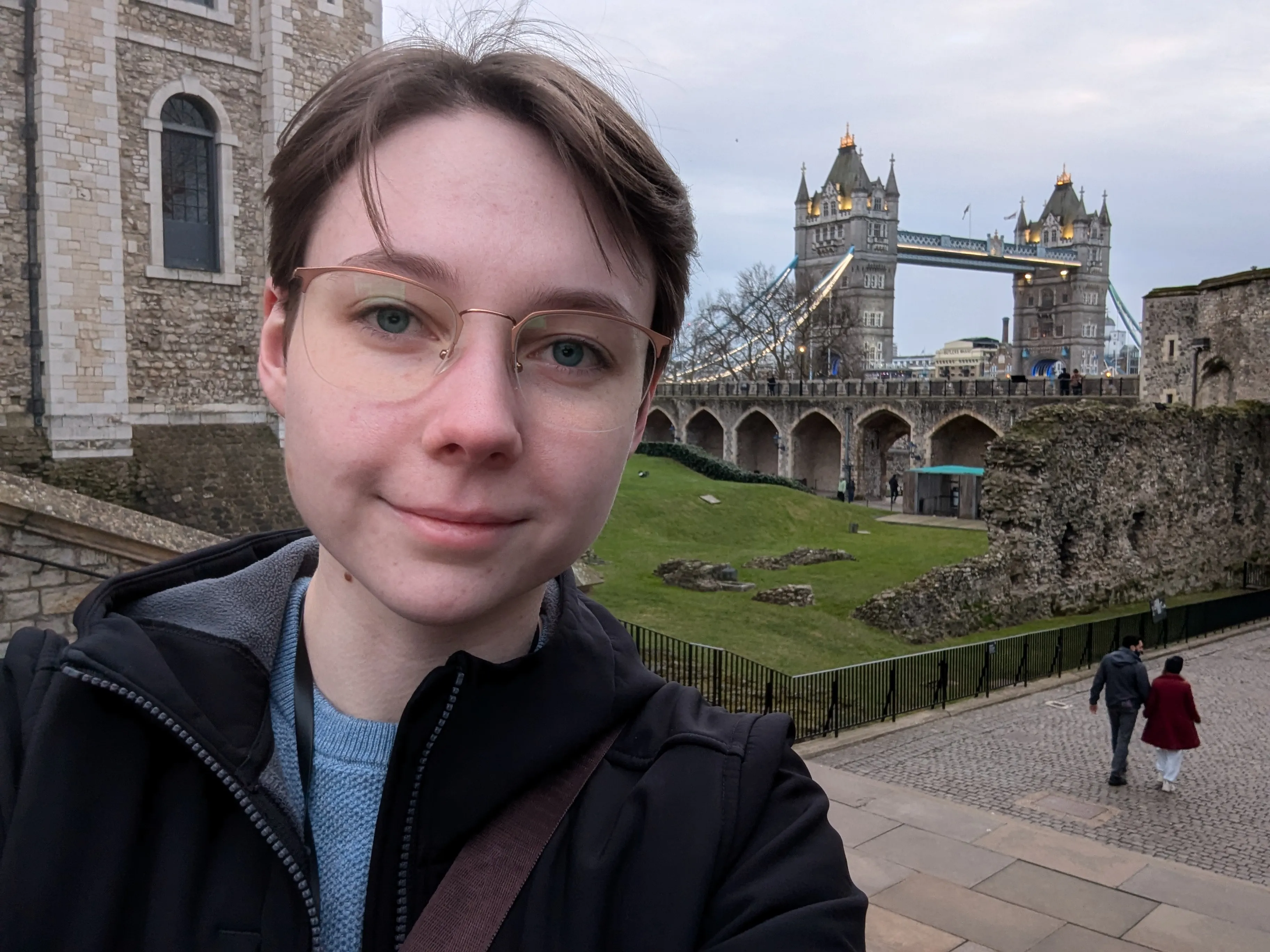 Selfie in front of Tower Bridge